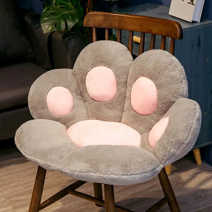 70*60Cm Kawaii Cat Paw Plush Toys Cute Soft Stuffed Floor Cushion Chair Sofa Butt Pad for Home Room Decoration Office Nap Dolls